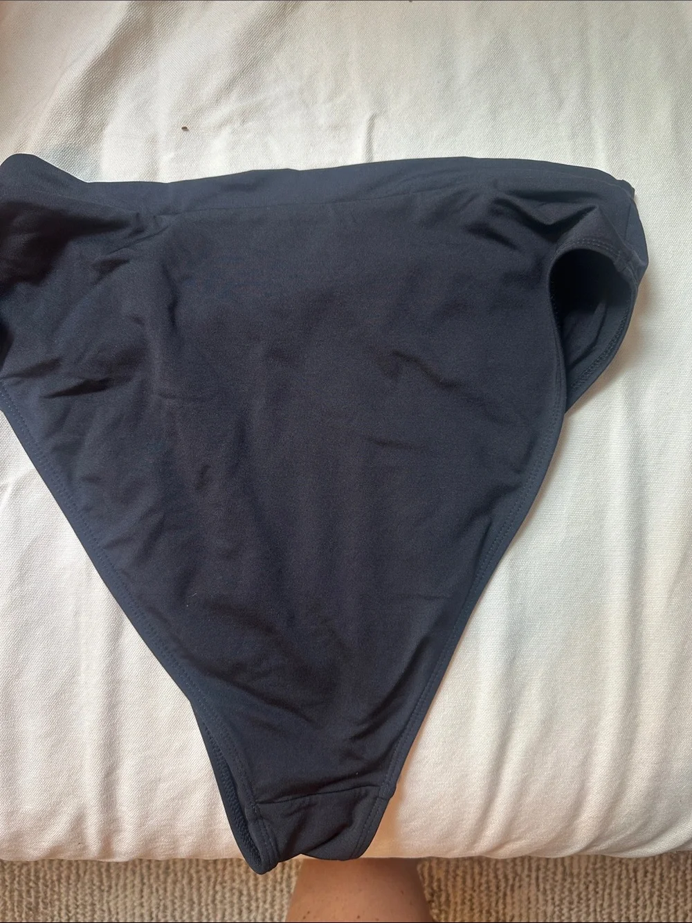 Monday Swimwear Black High-Rise Bikini Bottom